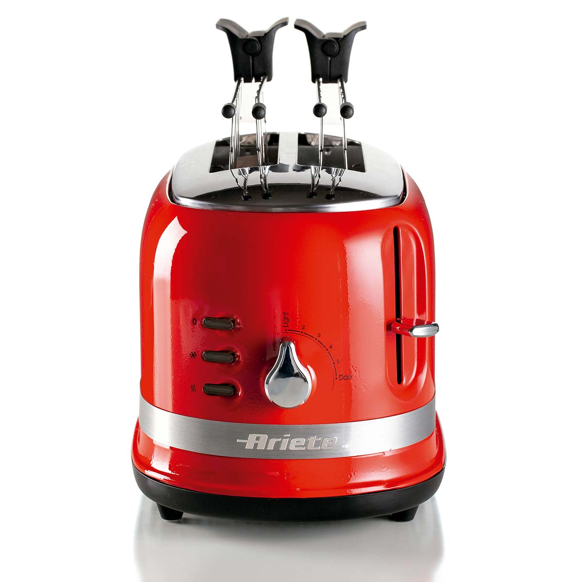Torradeira Elétrica Ariete 149 Moderna Vermelha p/ 2 Fatias, 6 Níveis de Tostagem, 750W - Imagem 3