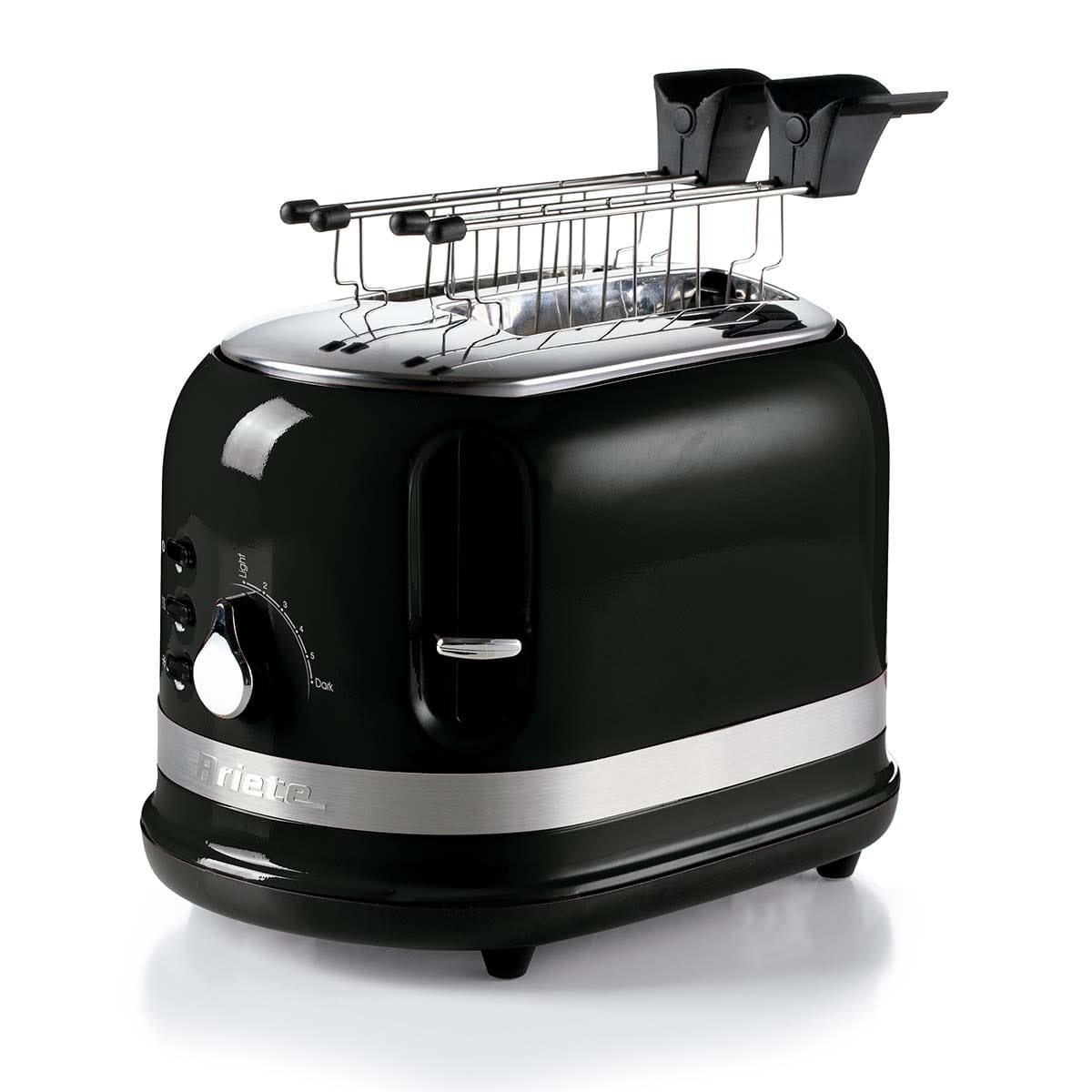 Torradeira Elétrica Ariete 149 Moderna Preta p/ 2 Fatias, 6 Níveis de Tostagem, 750W