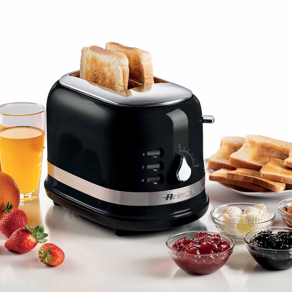 Torradeira Elétrica Ariete 149 Moderna Preta p/ 2 Fatias, 6 Níveis de Tostagem, 750W - Imagem 7