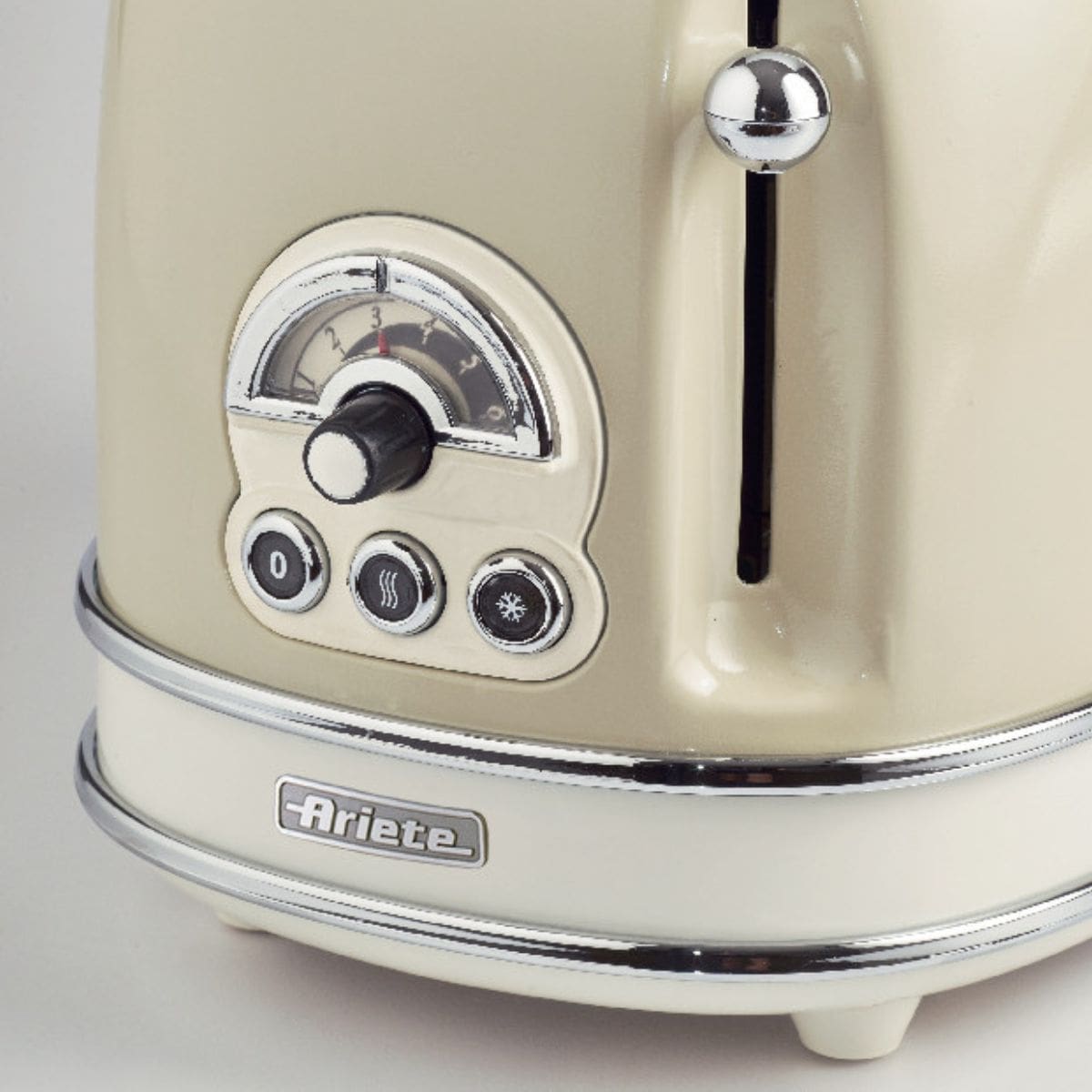 Torradeira Elétrica Ariete 155 Vintage Bege p/ 2 Fatias , 6 Níveis de Tostagem, 750W - Imagem 3