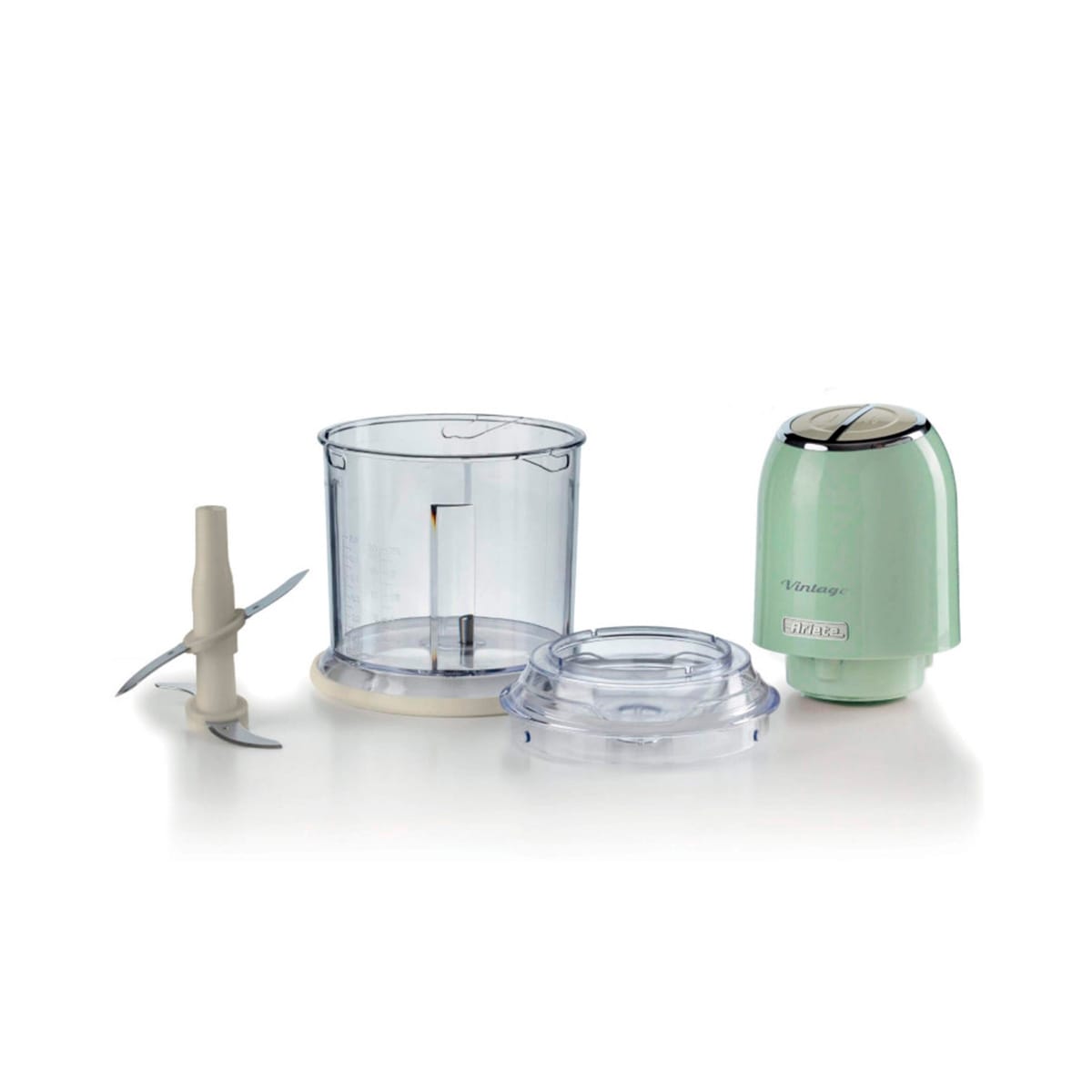 Triturador de Alimentos Ariete 438 Vintage Verde 2 Velocidades - Imagem 2