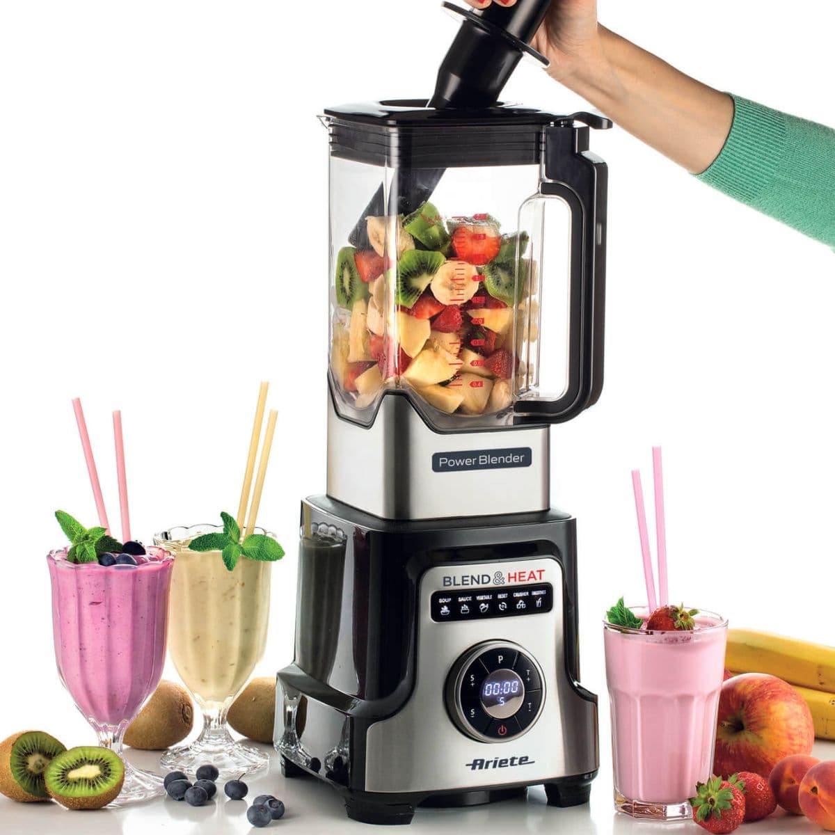 Liquidificador Ariete 578 Multifuncional Blend & Heat, copo com 2 Litros - Imagem 3