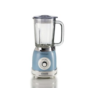 Liquidificador Ariete 583 Vintage Azul, Copo de Vidro de 1,5L, 1000W