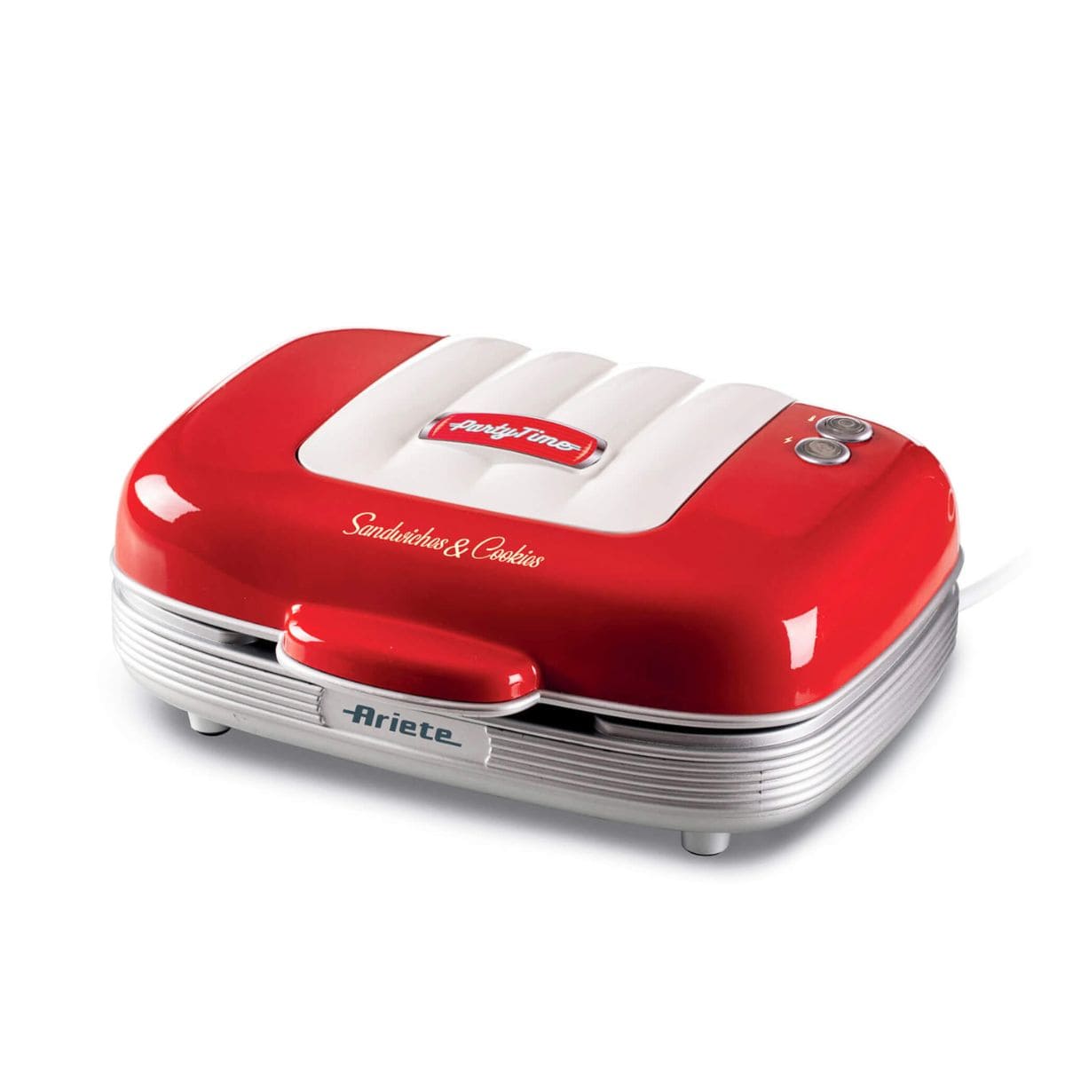 Sanduicheira Ariete 1972 Party Time 3 em 1 Retrô - 700W