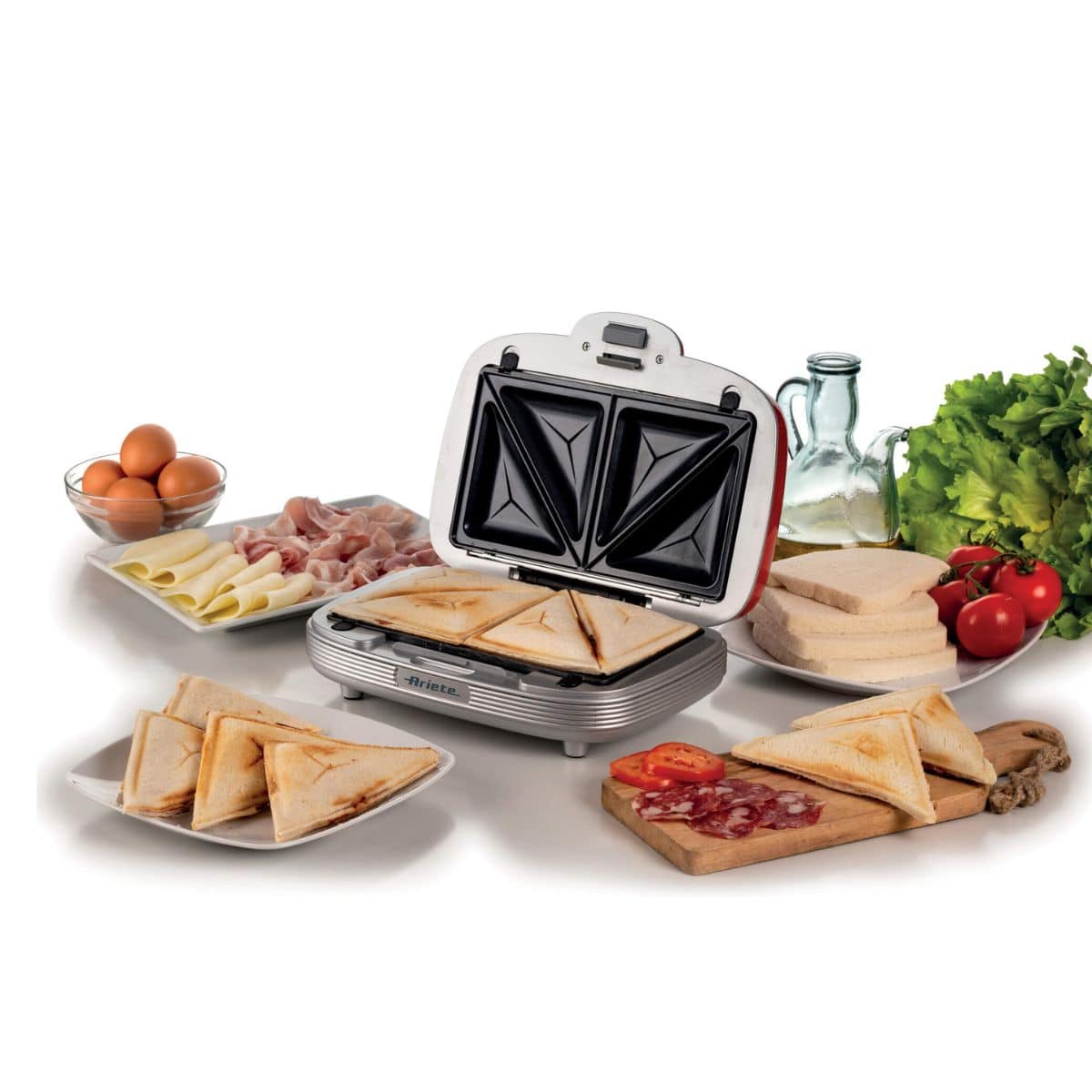 Sanduicheira Ariete 1972 Party Time 3 em 1 Retrô - 700W - Imagem 3