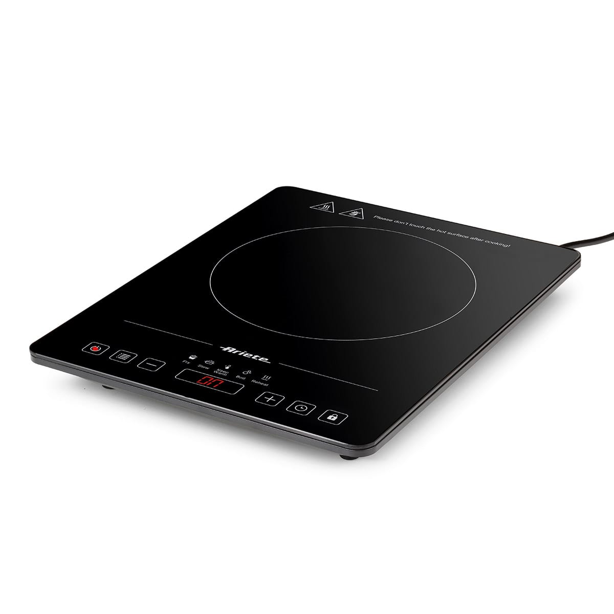 Cooktop de Indução Portátil Ariete 1997 Vitrocerâmico 1 boca Touch - Imagem 2