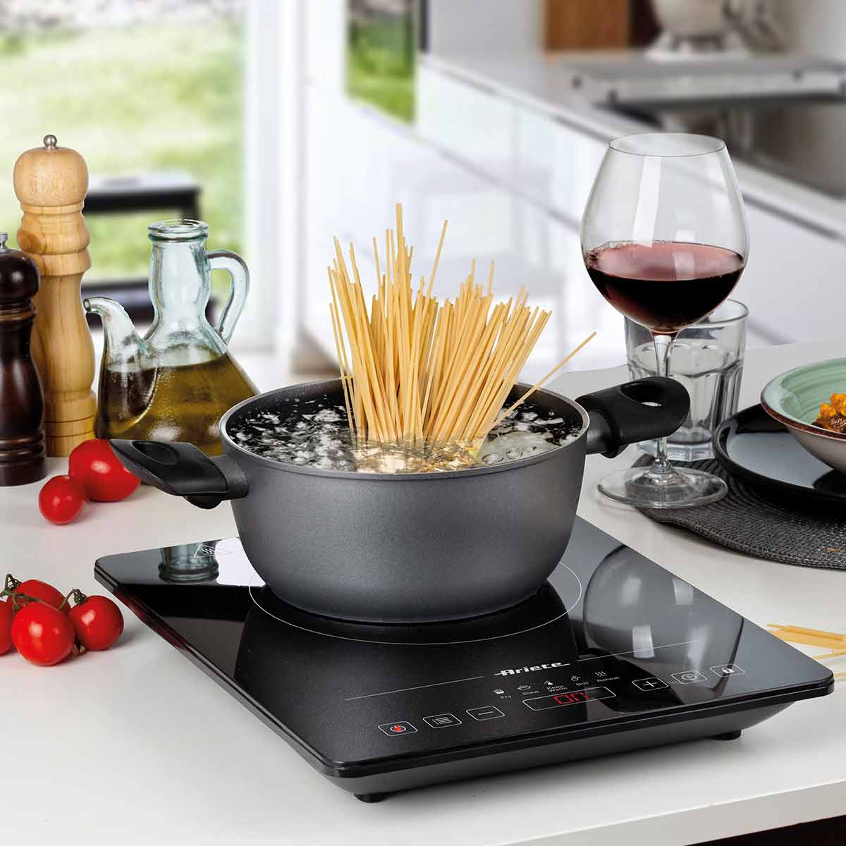 Cooktop de Indução Portátil Ariete 1997 Vitrocerâmico 1 boca Touch - Imagem 7