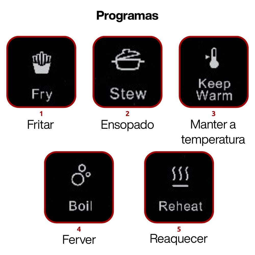 Cooktop de Indução Portátil Ariete 1997 Vitrocerâmico 1 boca Touch - Imagem 9