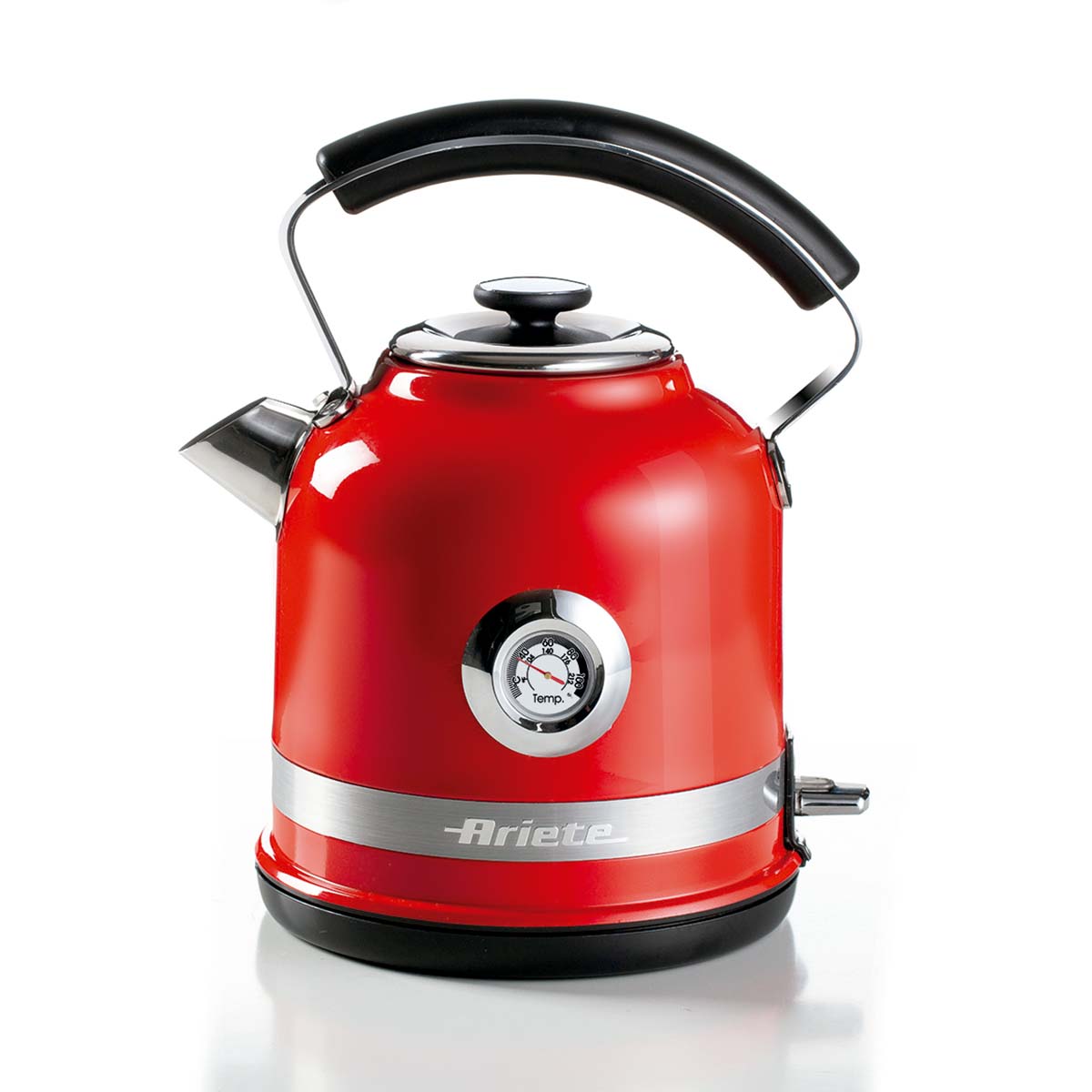 Chaleira Elétrica Ariete 2854 Moderna Vermelha 1,7L, 1500W
