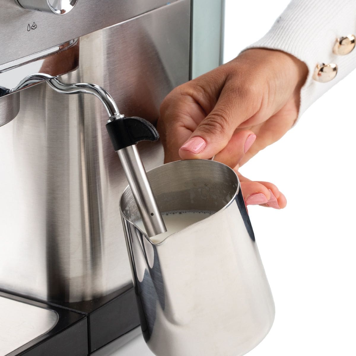 Máquina de Café Espresso Manual Ariete 1380 Jade Metal 19bar Compacta - Imagem 4