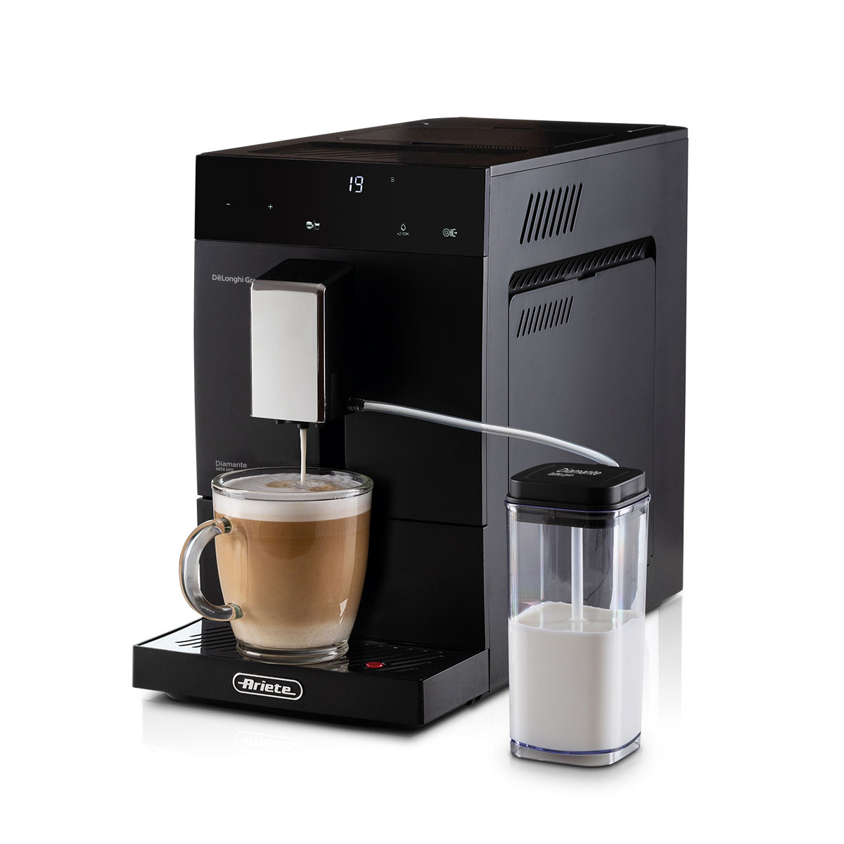 Máquina de Café Espresso Ariete 1453 Diadema Latte Pro Automática com Moedor